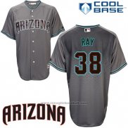 Maglia Baseball Uomo Arizona Diamondbacks 38 Robbie Ray Cool Base Grigio