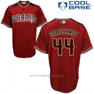 Maglia Baseball Uomo Arizona Diamondbacks 44 Paul Goldschmidt Rosso 2017 Cool Base