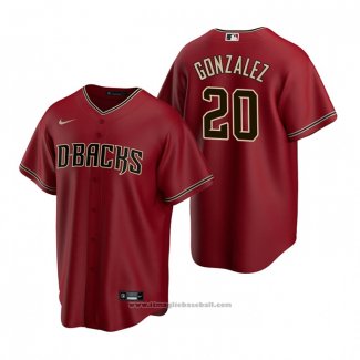 Maglia Baseball Uomo Arizona Diamondbacks Luis Gonzalez Alternato Replica Rosso