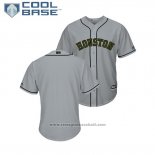 Maglia Baseball Uomo Astros 2018 Memorial Day Cool Base Grigio