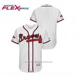 Maglia Baseball Uomo Atlanta Braves 2019 Postseason Flex Base Bianco