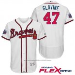 Maglia Baseball Uomo Atlanta Braves 47 Tom Glavine Bianco 2017 All Star Flex Base