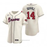 Maglia Baseball Uomo Atlanta Braves Adam Duvall Autentico Alternato Crema