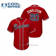 Maglia Baseball Uomo Atlanta Braves Josh Donaldson Cool Base Alternato Rosso