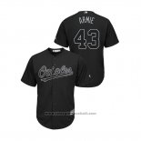 Maglia Baseball Uomo Baltimore Orioles Shawn Armstrong 2019 Players Weekend Armie Replica Nero