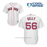 Maglia Baseball Uomo Boston Red Sox 56 Joe Kelly Bianco Home Cool Base