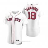 Maglia Baseball Uomo Boston Red Sox Kyle Schwarber Autentico Home Bianco