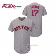 Maglia Baseball Uomo Boston Red Sox Nathan Eovaldi Autentico Flex Base Grigio