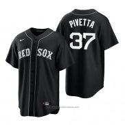 Maglia Baseball Uomo Boston Red Sox Nick Pivetta Replica 2021 Nero