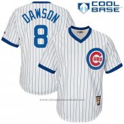 Maglia Baseball Uomo Chicago Cubs 8 Andre Dawson Bianco Cool Base