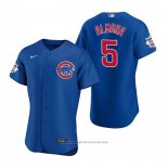 Maglia Baseball Uomo Chicago Cubs Albert Almora Jr. Autentico 2020 Alternato Blu