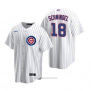 Maglia Baseball Uomo Chicago Cubs Frank Schwindel Replica Home Bianco