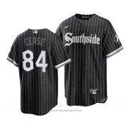 Maglia Baseball Uomo Chicago White Sox Dylan Cease 2021 City Connect Replica Nero