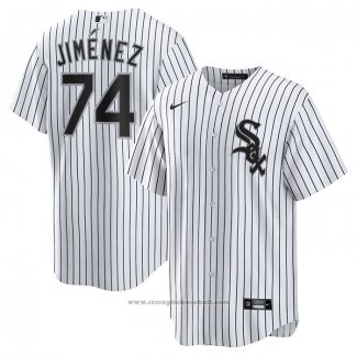 Maglia Baseball Uomo Chicago White Sox Eloy Jimenez Primera Replica Bianco