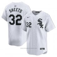 Maglia Baseball Uomo Chicago White Sox Gavin Sheets Home Limited Bianco