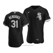 Maglia Baseball Uomo Chicago White Sox Liam Hendriks Autentico Alternato Nero