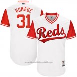 Maglia Baseball Uomo Cincinnati Reds 2017 Little League World Series 31 Drew Storen Bianco