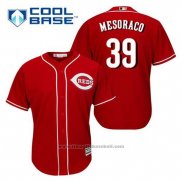 Maglia Baseball Uomo Cincinnati Reds Devin Mesoraco 39 Rosso Alternato Cool Base