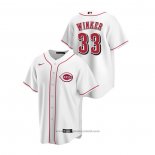 Maglia Baseball Uomo Cincinnati Reds Jesse Winker Replica Home Bianco