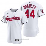 Maglia Baseball Uomo Cleveland Guardians Bobby Bradley Autentico Home Bianco