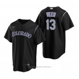 Maglia Baseball Uomo Colorado Rockies Zac Veen Replica 2020 Nero