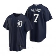 Maglia Baseball Uomo Detroit Tigers Jonathan Schoop Replica Alternato Blu