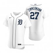 Maglia Baseball Uomo Detroit Tigers Jordan Zimmermann Autentico 2020 Primera Bianco