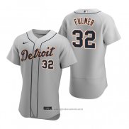 Maglia Baseball Uomo Detroit Tigers Michael Fulmer Autentico 2020 Road Grigio