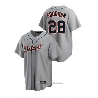 Maglia Baseball Uomo Detroit Tigers Niko Goodrum Replica Road Grigio