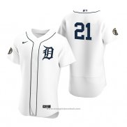 Maglia Baseball Uomo Detroit Tigers Roberto Clemente Day Autentico Bianco