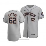 Maglia Baseball Uomo Houston Astros Blake Taylor Autentico Road Grigio