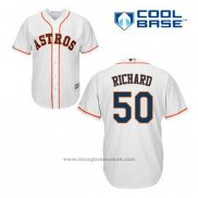 Maglia Baseball Uomo Houston Astros J.r. Richard 50 Bianco Home Cool Base