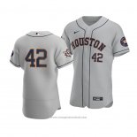 Maglia Baseball Uomo Houston Astros Jackie Robinson Day Autentico Grigio