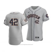 Maglia Baseball Uomo Houston Astros Jackie Robinson Day Autentico Grigio