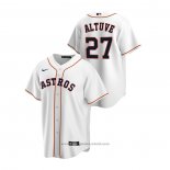 Maglia Baseball Uomo Houston Astros Jose Altuve Replica Home Bianco