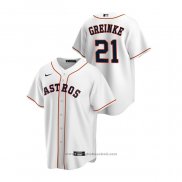 Maglia Baseball Uomo Houston Astros Zack Greinke Replica Home Bianco