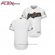 Maglia Baseball Uomo Indians 2018 Memorial Day Flex Base Bianco