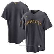 Maglia Baseball Uomo Kansas City Royals 2022 All Star Replica Grigio