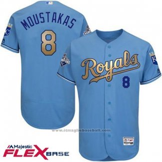 Maglia Baseball Uomo Kansas City Royals Mike Moustakas Campeones Flex Base