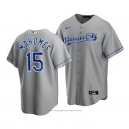 Maglia Baseball Uomo Kansas City Royals Patrick Mahomes Replica Cool Base Road Grigio