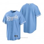 Maglia Baseball Uomo Kansas City Royals Replica Alternato Blu2