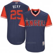 Maglia Baseball Uomo Los Angeles Angels 2017 Little League World Series Ben Revere Blu