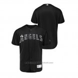 Maglia Baseball Uomo Los Angeles Angels 2019 Players Weekend Autentico Nero