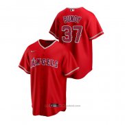 Maglia Baseball Uomo Los Angeles Angels Dylan Bundy Replica Alternato Rosso