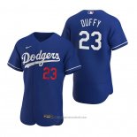 Maglia Baseball Uomo Los Angeles Dodgers Danny Duffy Autentico Alternato Blu