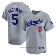 Maglia Baseball Uomo Los Angeles Dodgers Freddie Freeman Away Limited Grigio
