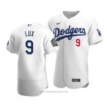 Maglia Baseball Uomo Los Angeles Dodgers Gavin Lux 2020 Autentico Primera Bianco
