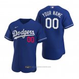 Maglia Baseball Uomo Los Angeles Dodgers Personalizzate Autentico 2020 Alternato Blu