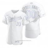Maglia Baseball Uomo Los Angeles Dodgers Personalizzate Awards Collection Bianco