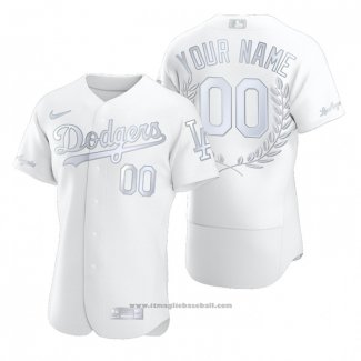 Maglia Baseball Uomo Los Angeles Dodgers Personalizzate Awards Collection Bianco